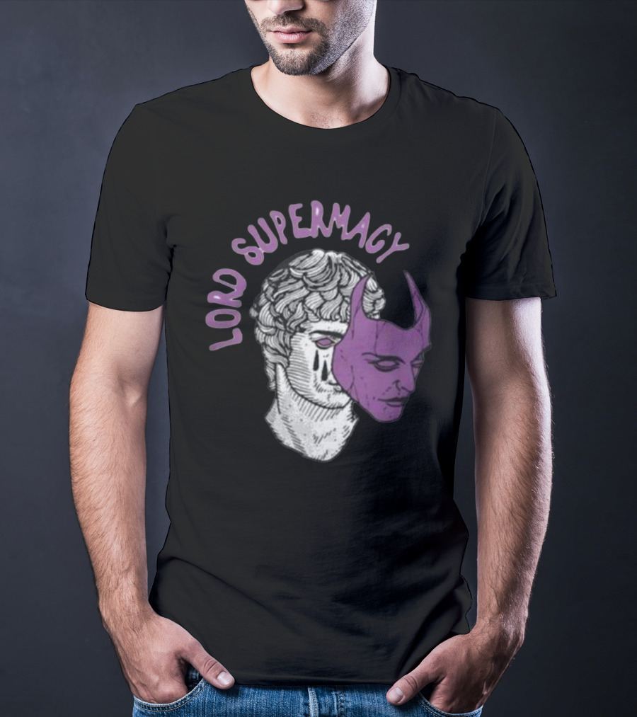 Lord Supremacy Duality Mask Tears Sketch T-Shirt
