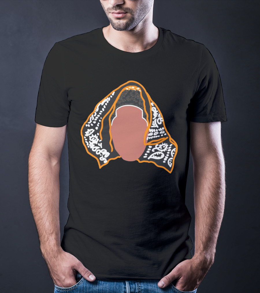 2rare Bandana Outline No Face T-Shirt