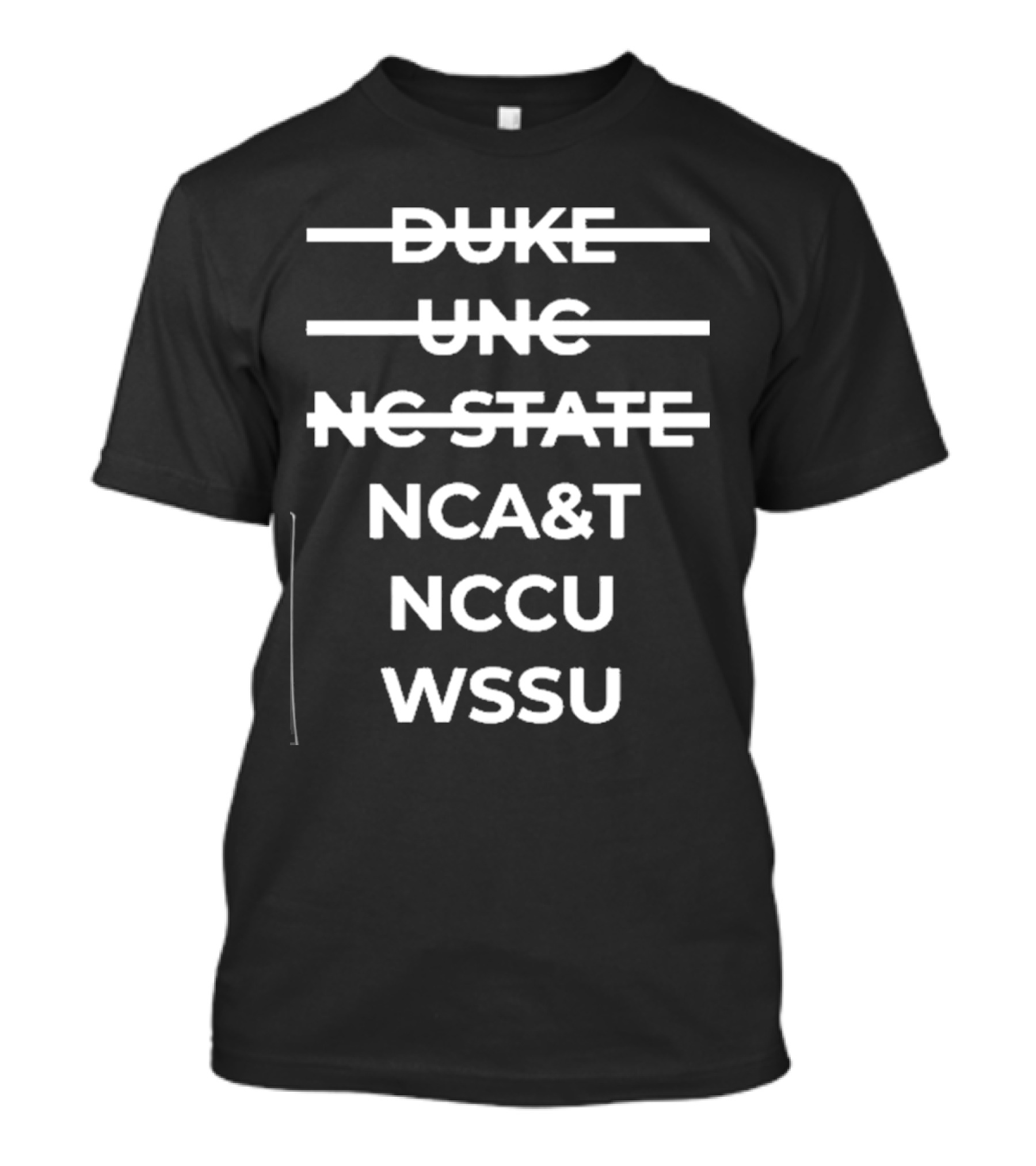 HomecomingSZN Merch NCA&T NCCU WSSU Duke UNC NC State Crossover T-Shirt