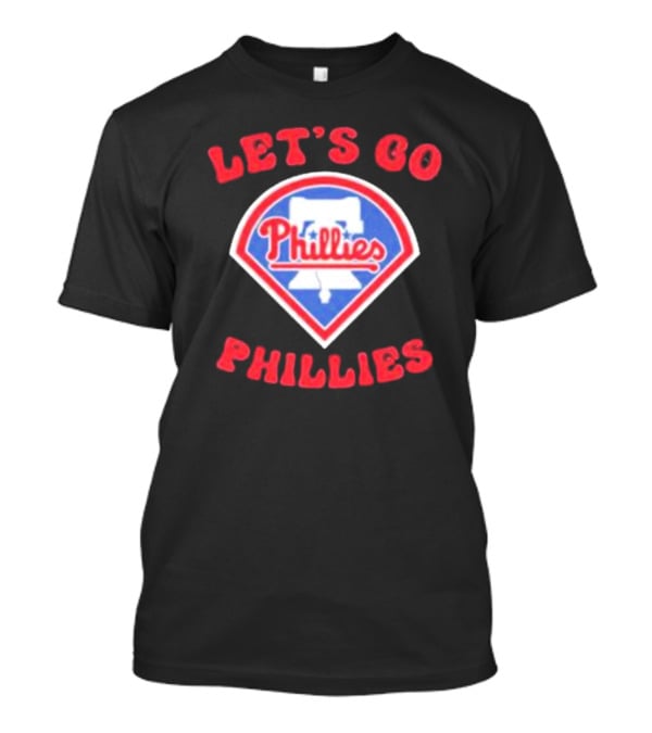 Let's Go Phillies Liberty Bell Baseball Team Fan Support T-Shirt