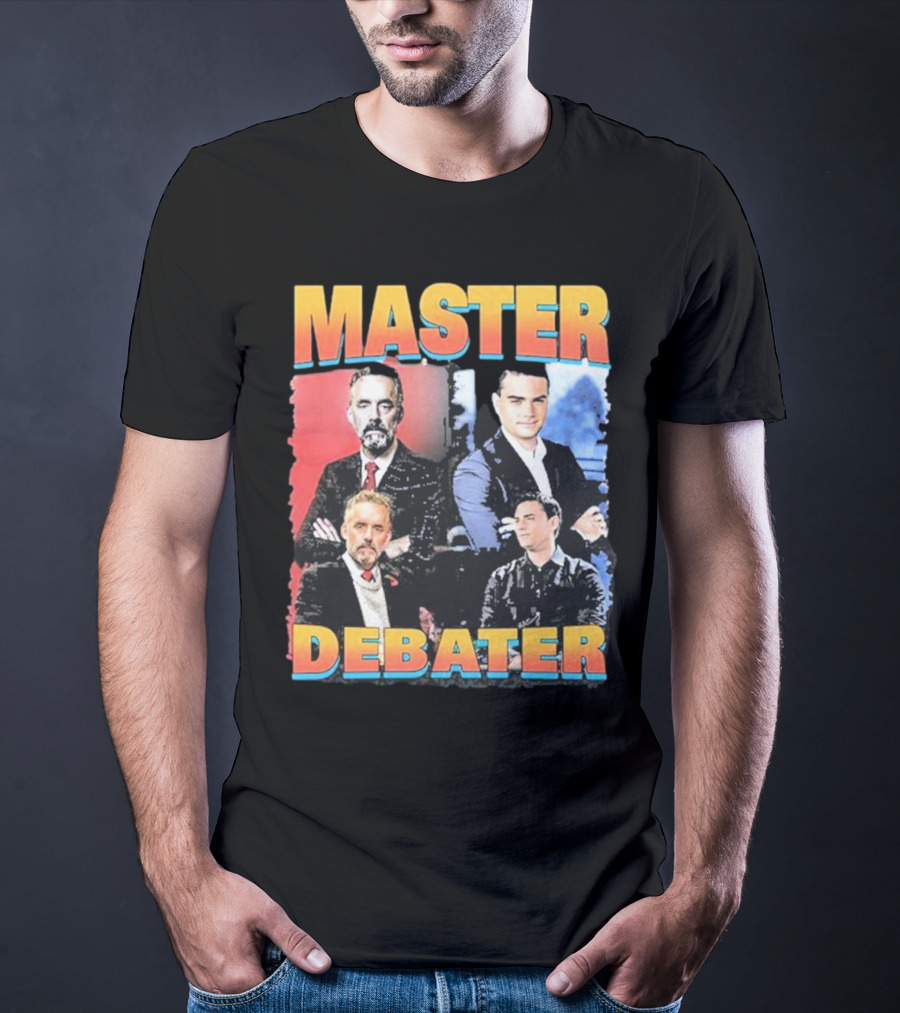 Memeabletees Master Debater Political Commentary Figures T-Shirt