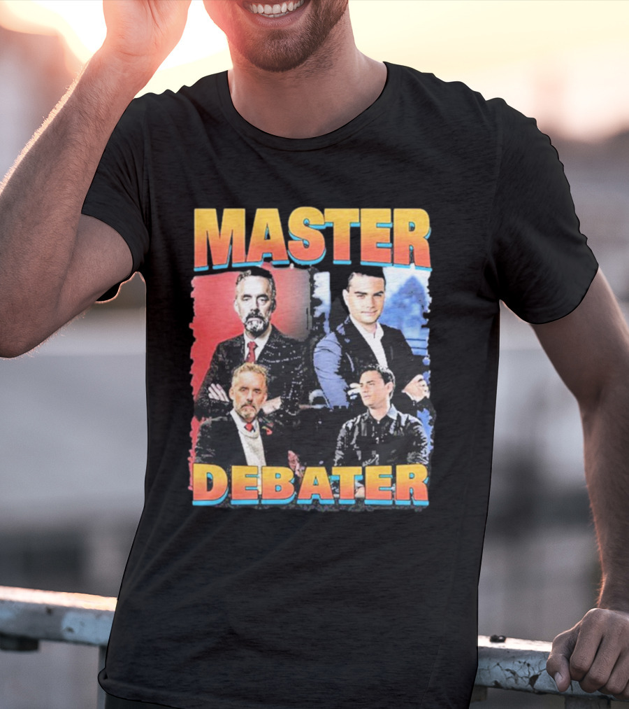 Memeabletees Master Debater Political Commentary Figures T-Shirt