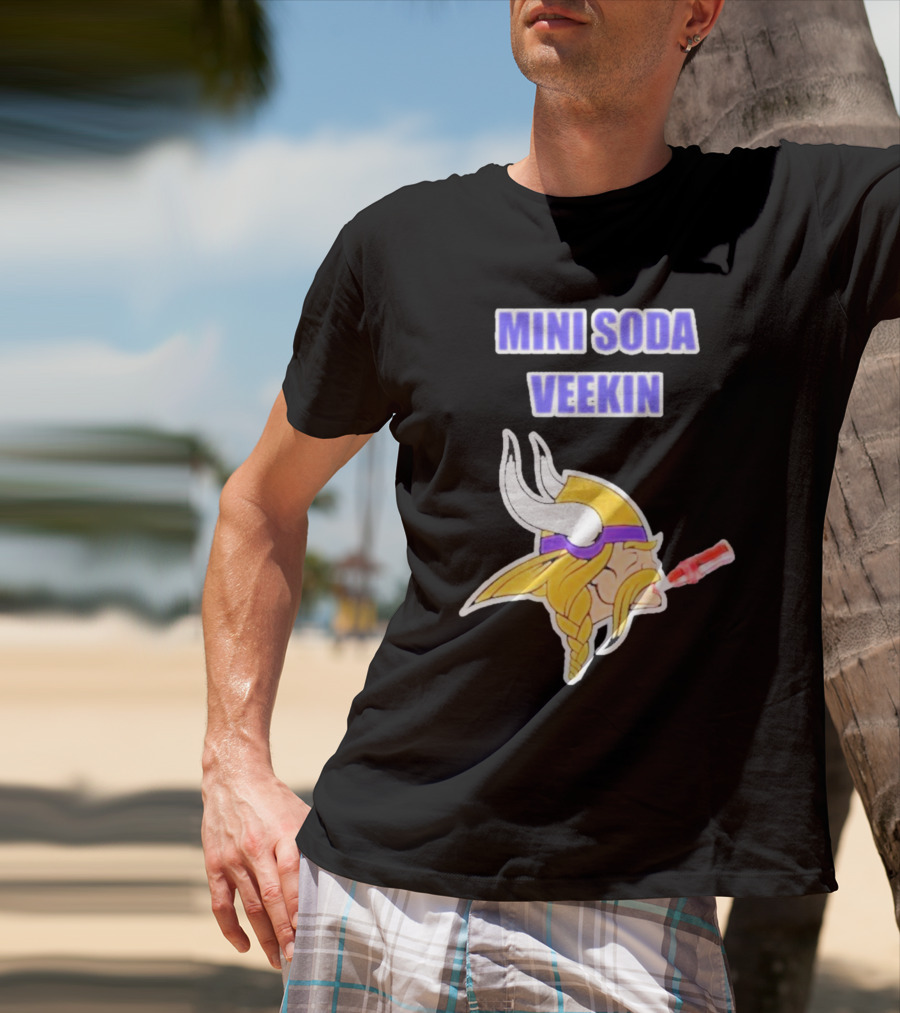 MINI SODA VEEKIN Viking Drinking Soda T-Shirt