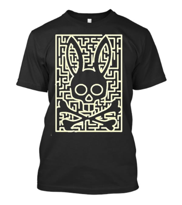 Psycho Bunny Pisani Skull Crossbones Maze T-Shirt