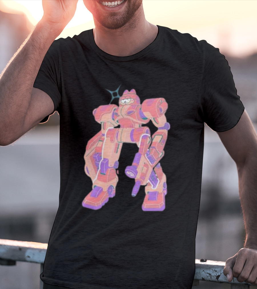Aquiboni Garf Mecha Robot Fusion T-Shirt