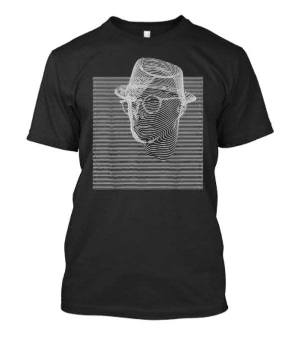 Emerging 3 Contemplation Optical Illusion Hat And Glasses T-Shirt