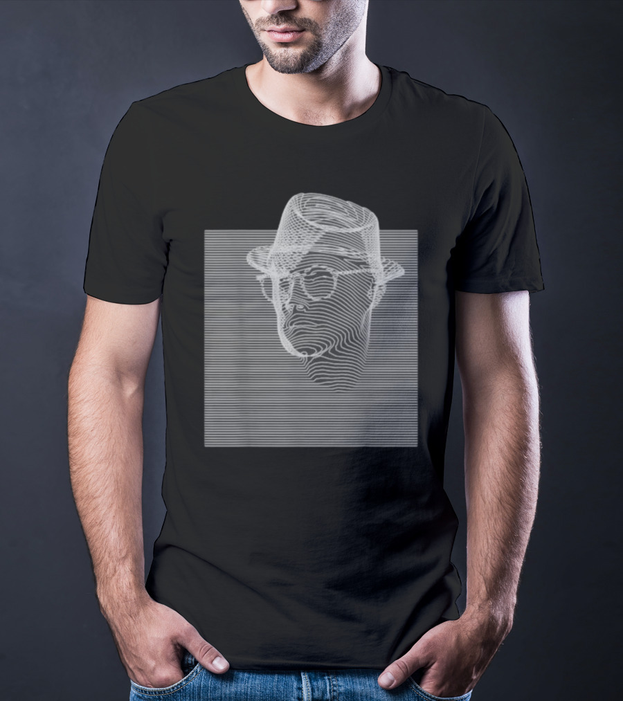 Emerging 3 Contemplation Optical Illusion Hat And Glasses T-Shirt