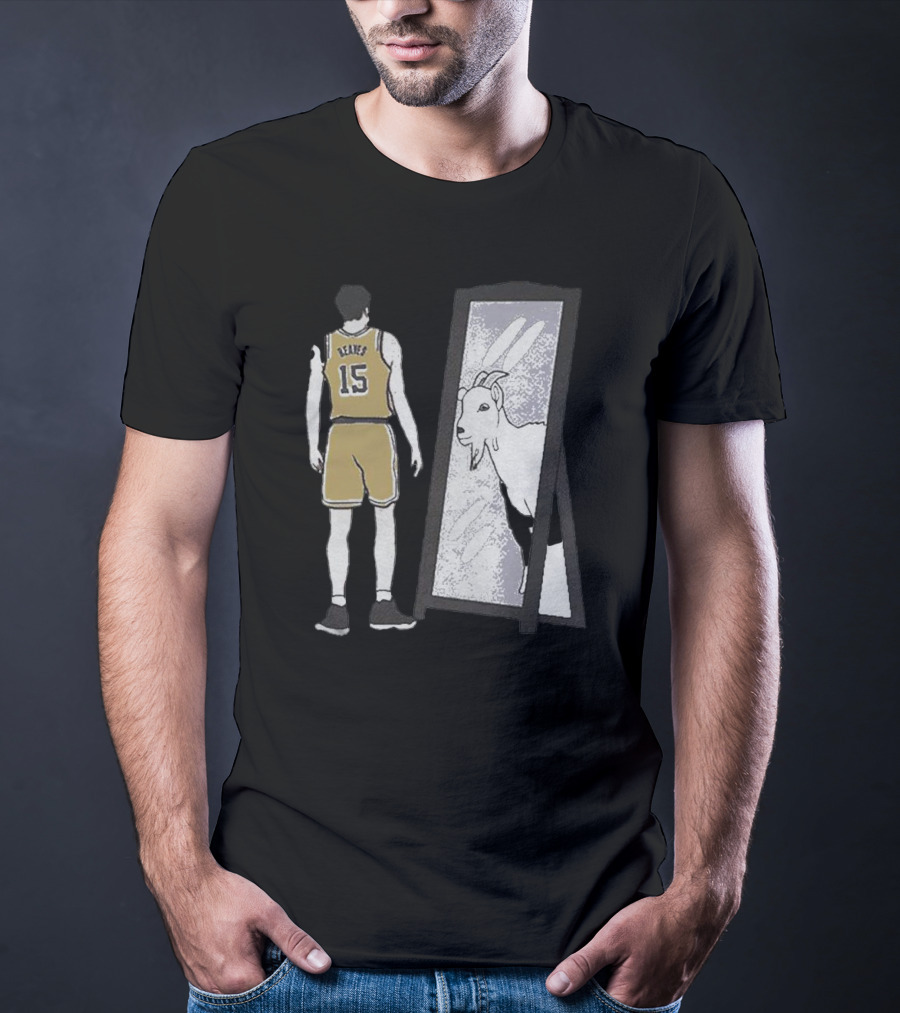 Austin Reaves Mirror GOAT Los Angeles Lakers Basketball Player Reflects Greatness T-Shirt