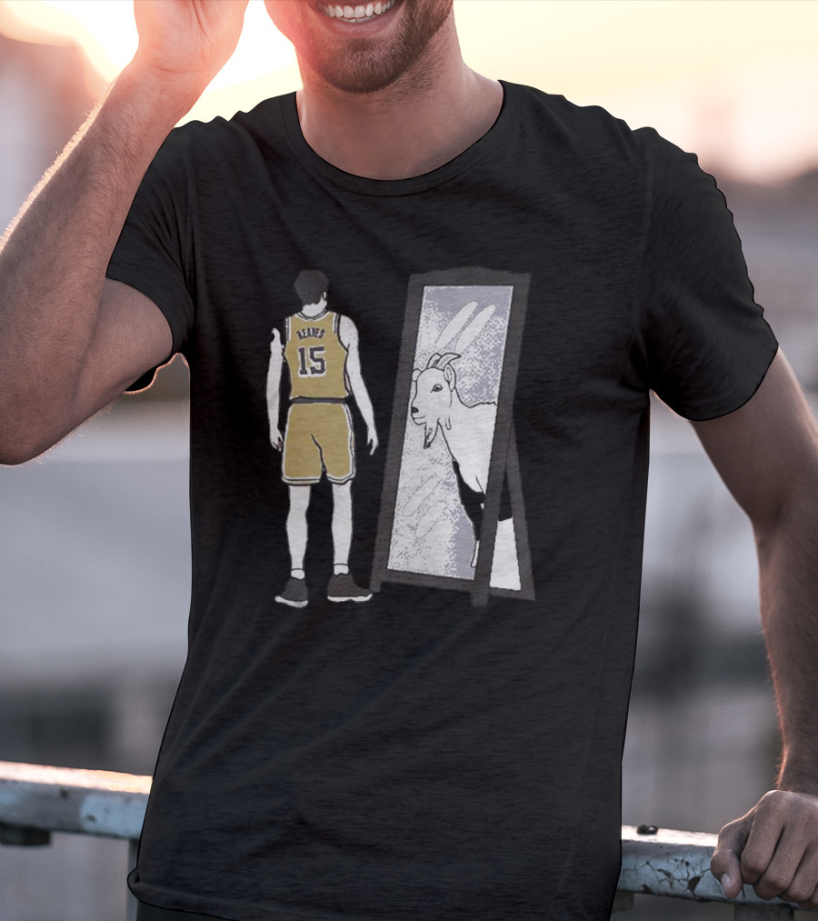 Austin Reaves Mirror GOAT Los Angeles Lakers Basketball Player Reflects Greatness T-Shirt