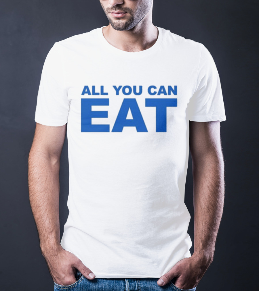 Sappy All You Can Eat Blue Letters T-Shirt