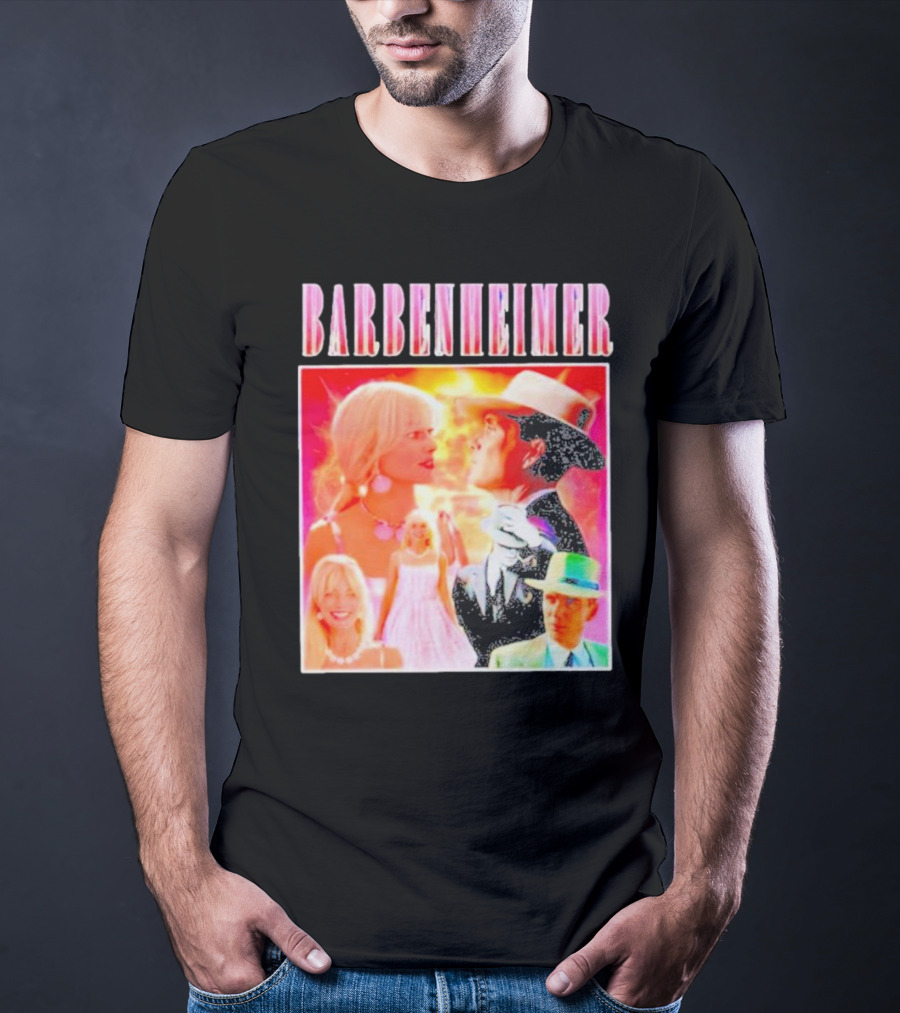 Barbenheimer Oppenheimer Barbie Movie Mashup T-Shirt