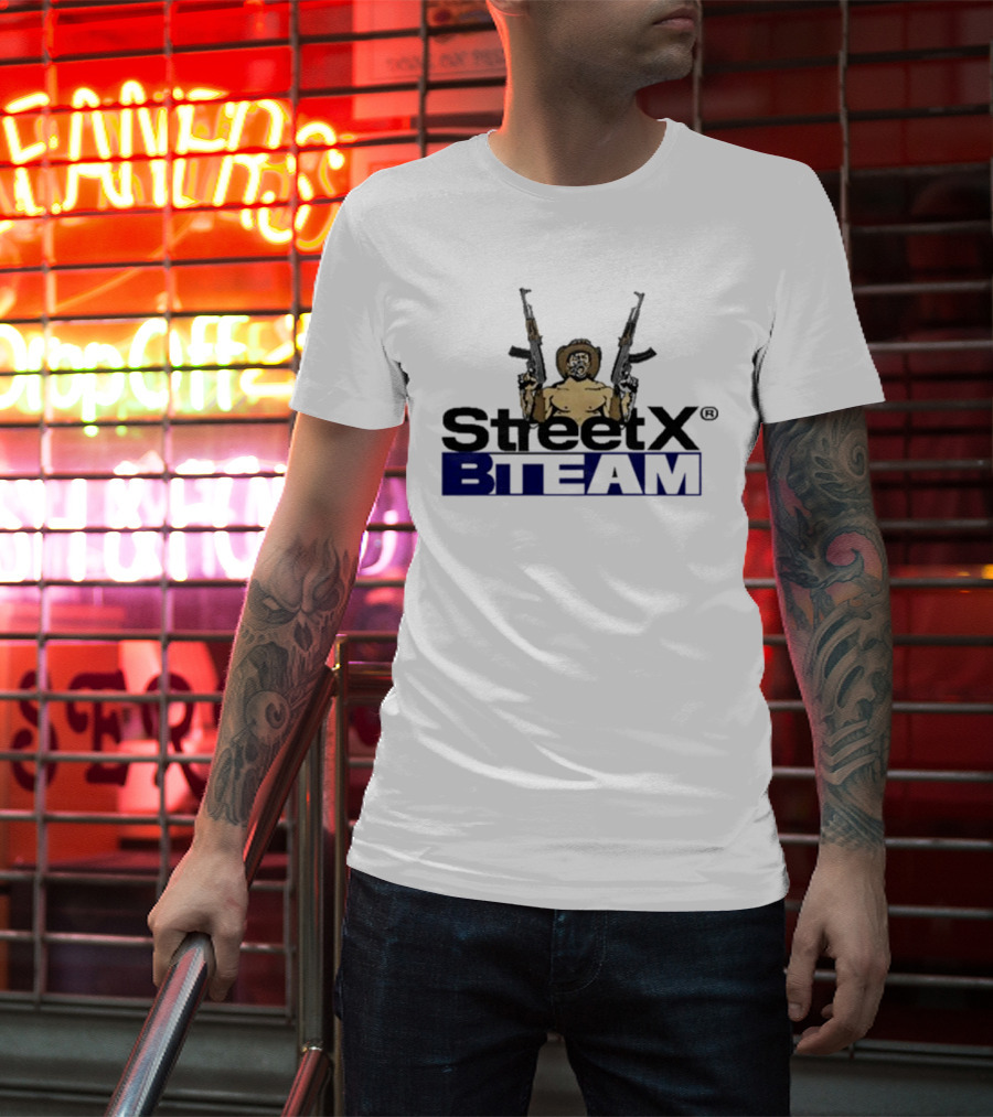 Streetx BTEAM Dual Gun Figure T-Shirt