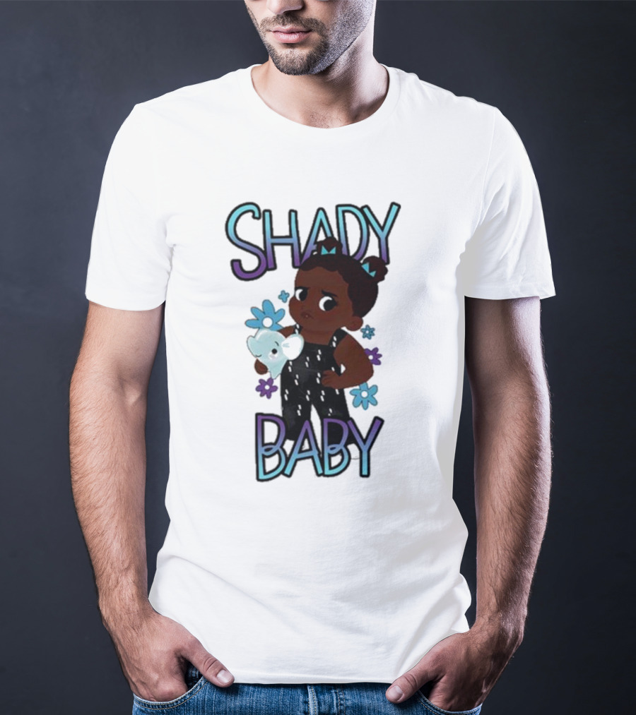 Shady Baby Danilo Cute Floral Panda Graphics T-Shirt