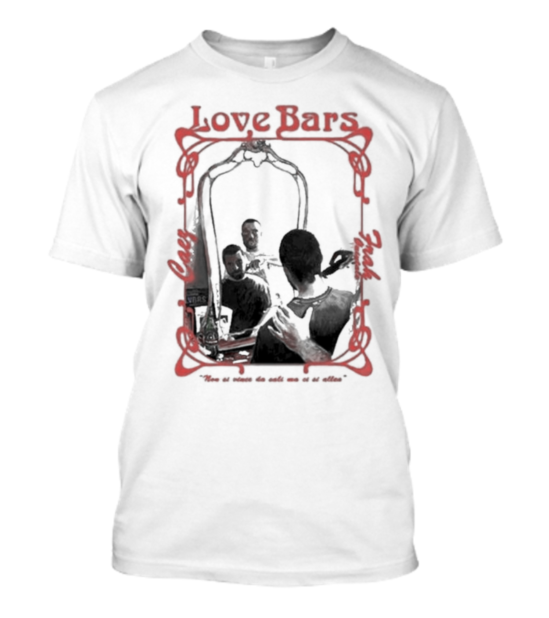 Love Bars Frah Quintale Mirror Reflection Snippet T-Shirt