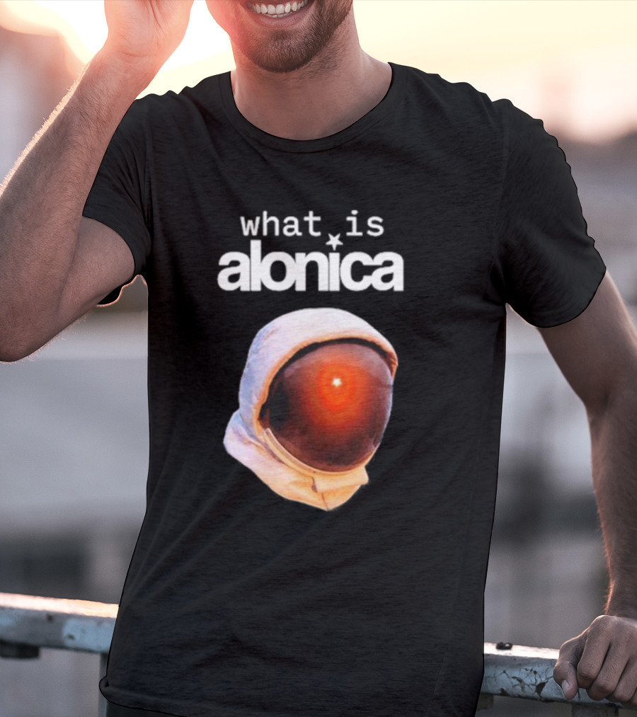 LANY What Is Alonica Spacesuit Reflective Visor Star T-Shirt