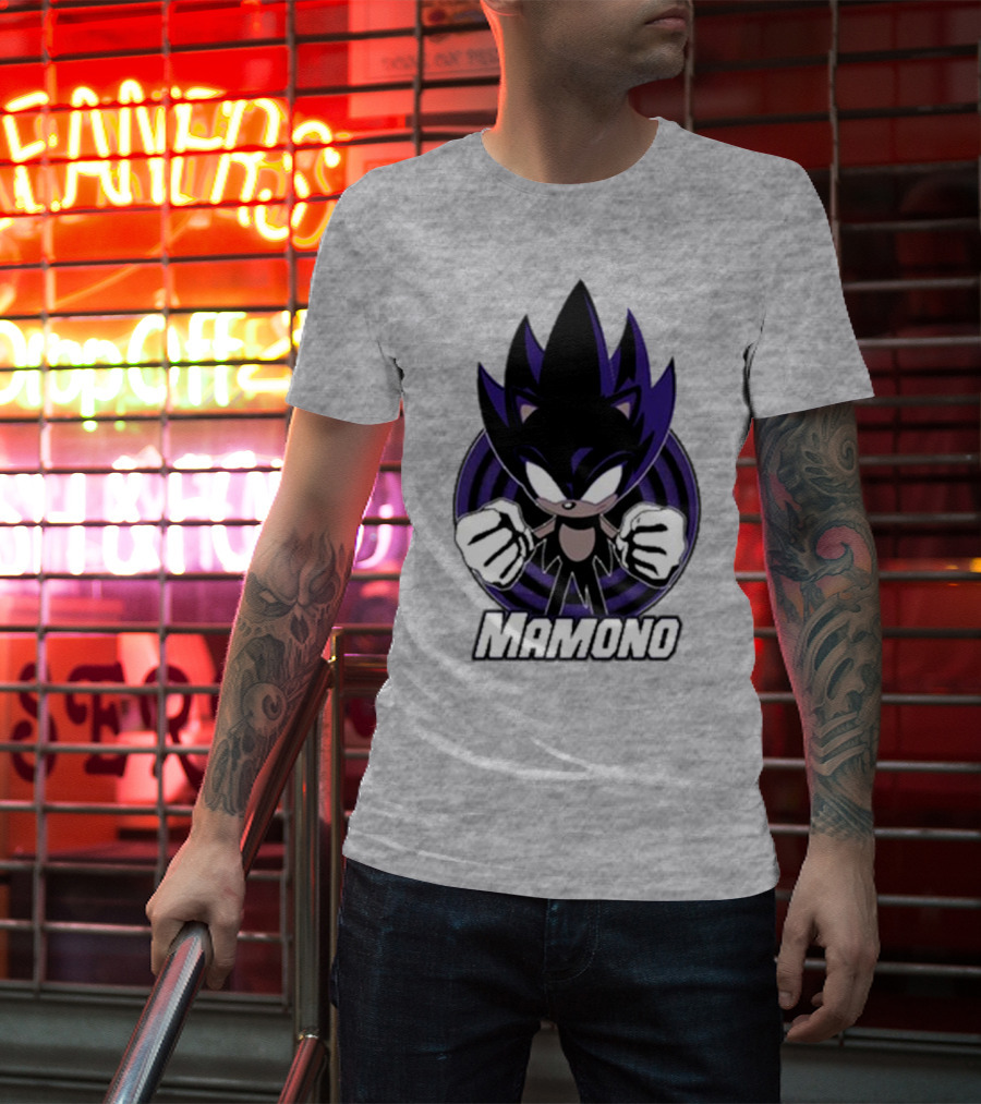 Mamono Dark Super Shadow Style Character T-Shirt