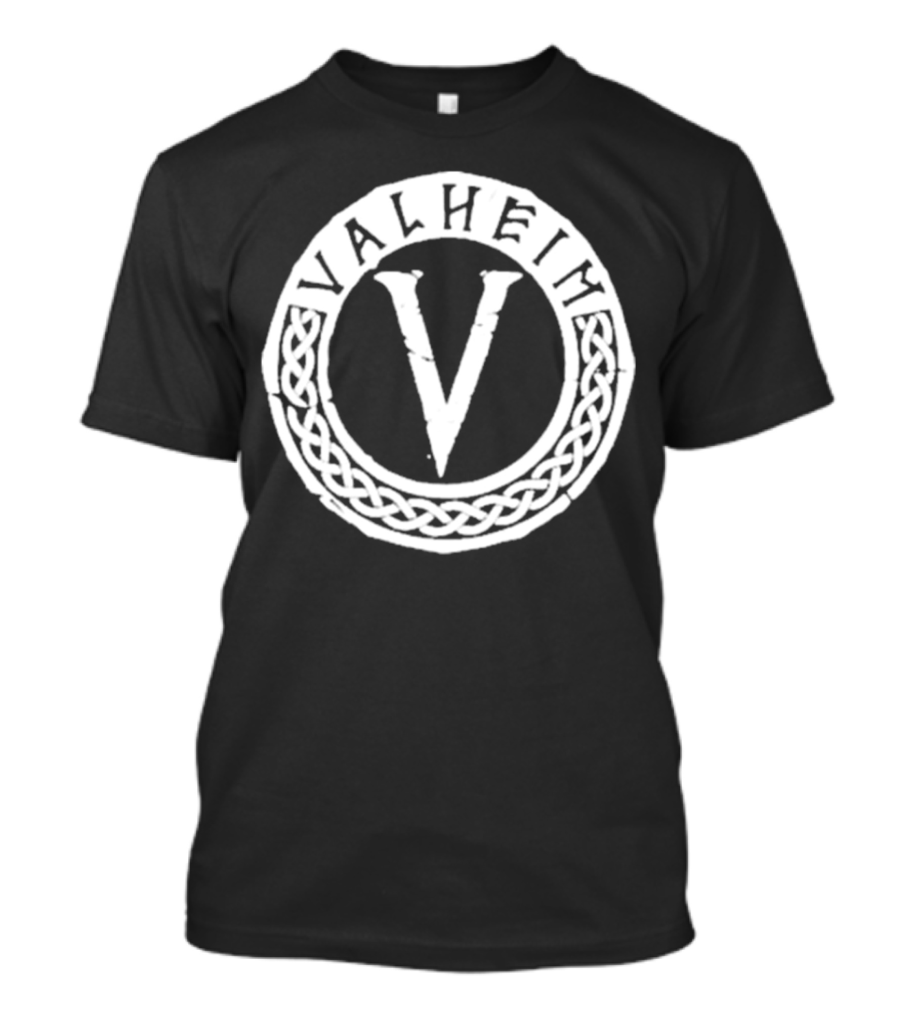 Valheim Emblem Celtic Knot Circle Badge T-Shirt