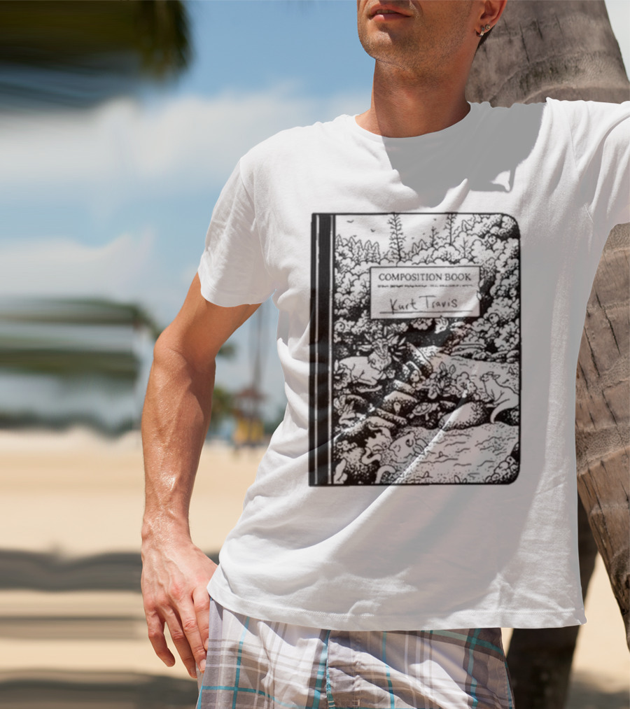 Kurt Travis Esque Records Composition Book T-Shirt