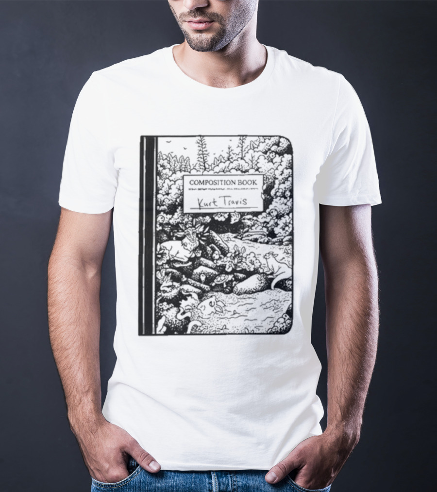 Kurt Travis Esque Records Composition Book T-Shirt