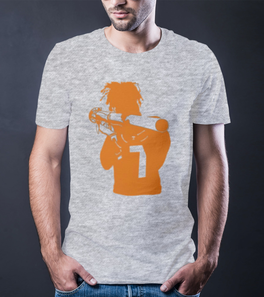 Bigorangeheupel Bazooka Joe 7 Football Player T-Shirt