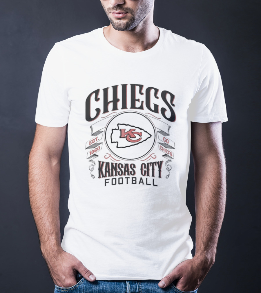 Kansas City Chiefs Football Go Chiefs Est 1960 KC T-Shirt