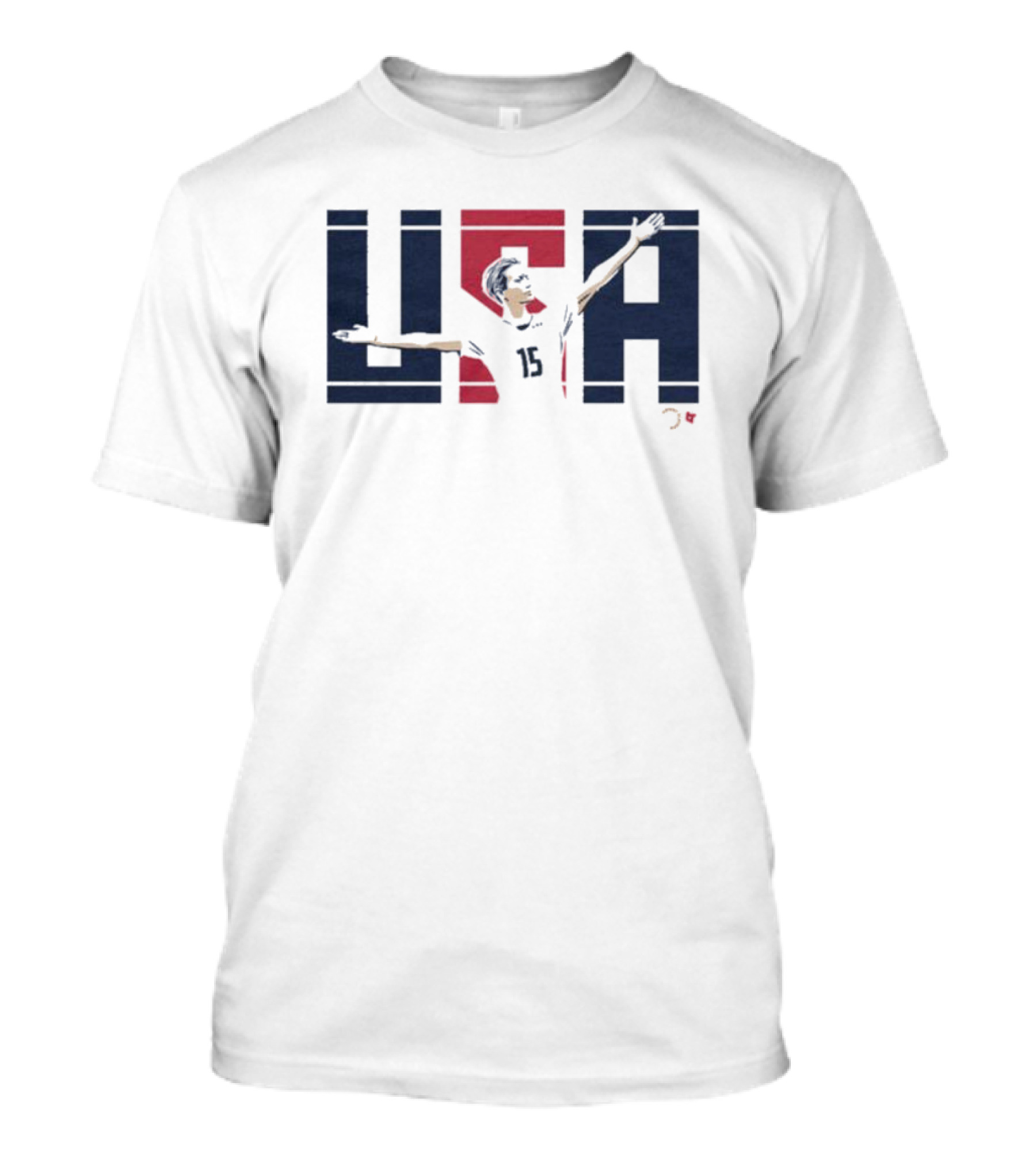 Megan Rapinoe USA 15 Iconic Pose USWNT Legend T-Shirt