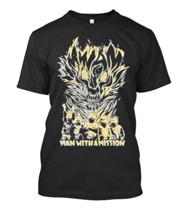 Ran Touring Man With A Mission Mwam Fire Merch T-Shirt