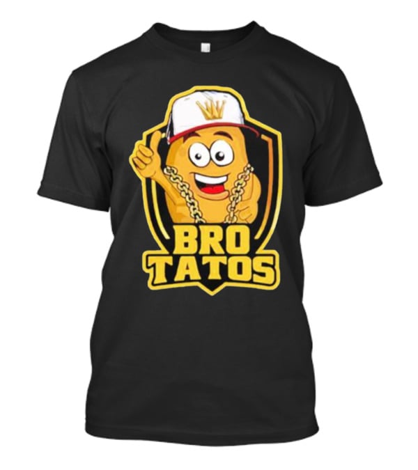 Brotatos Cartoon Potato With Gold Chain And Cap T-Shirt