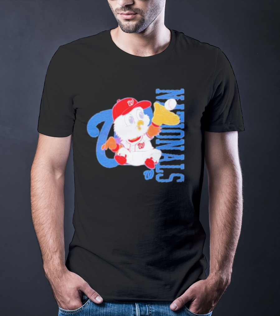 Washington Nationals Infant Mascot Logo Baseball T-Shirt