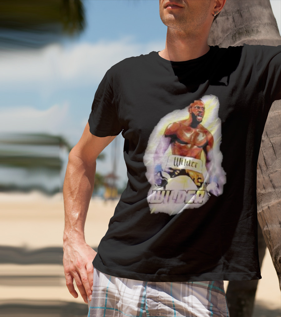 Deontay Wilder Lightning Boxer Champion Energy T-Shirt