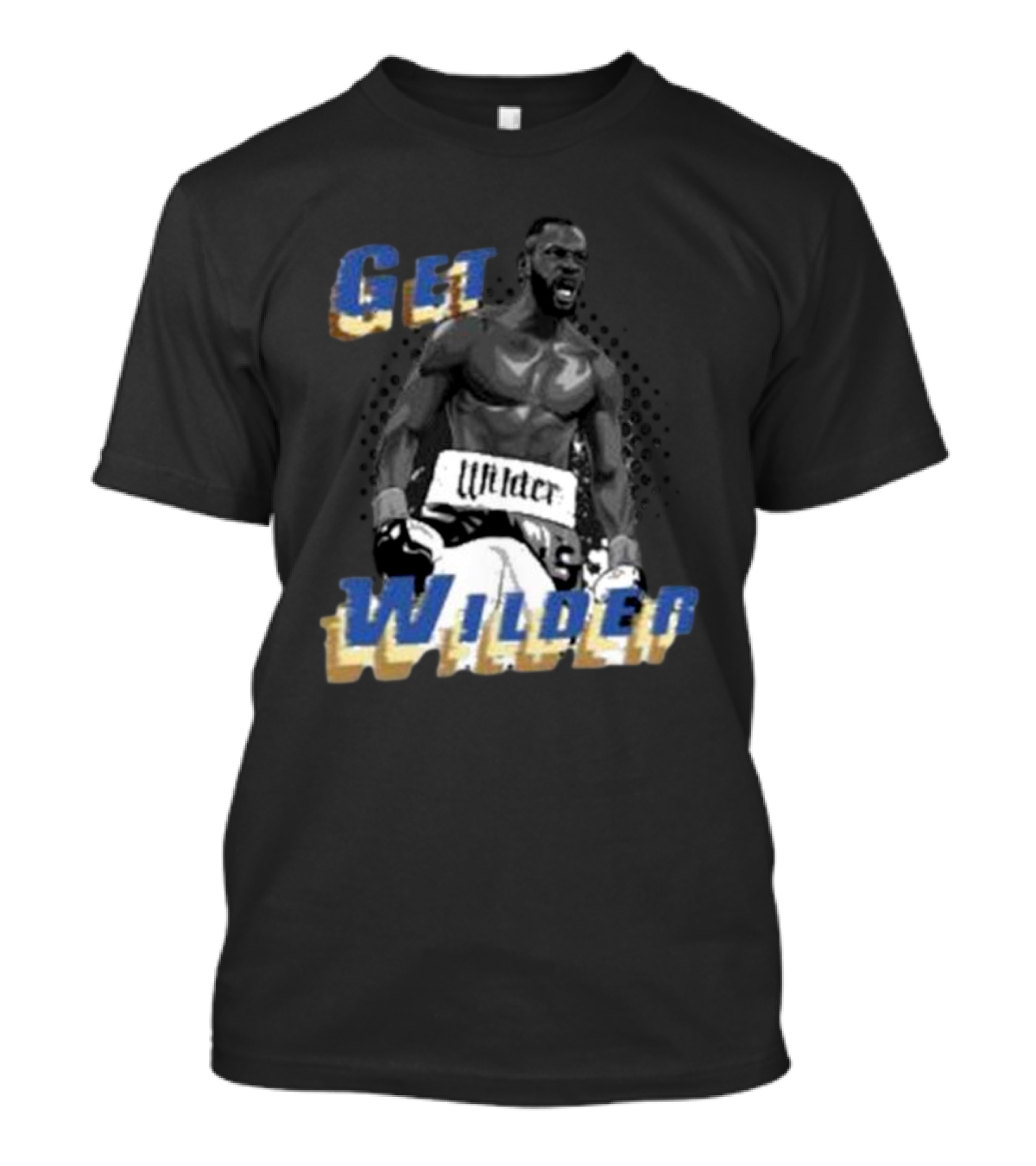 Get Wilder Boxer Roaring With Boxing Gloves T-Shirt