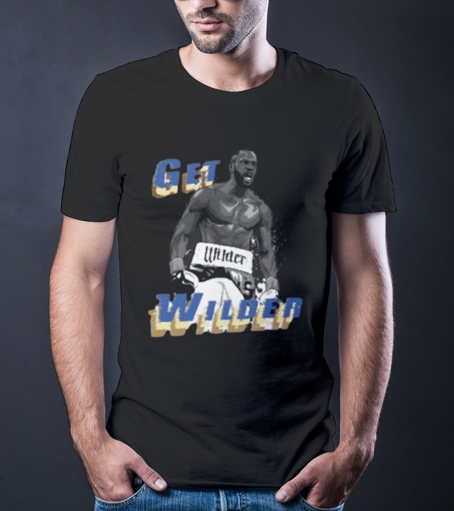 Get Wilder Boxer Roaring With Boxing Gloves T-Shirt