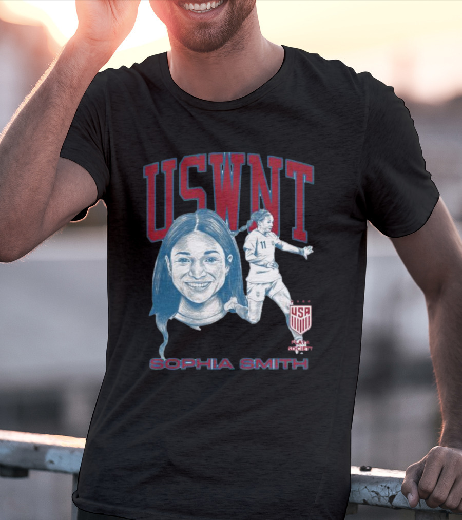 USWNT Playa Society Sophia Smith USA Soccer T-Shirt