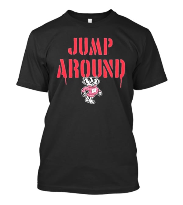 Wisconsin Badgers Hometown Collection Jump Around Bucky Badger T-Shirt