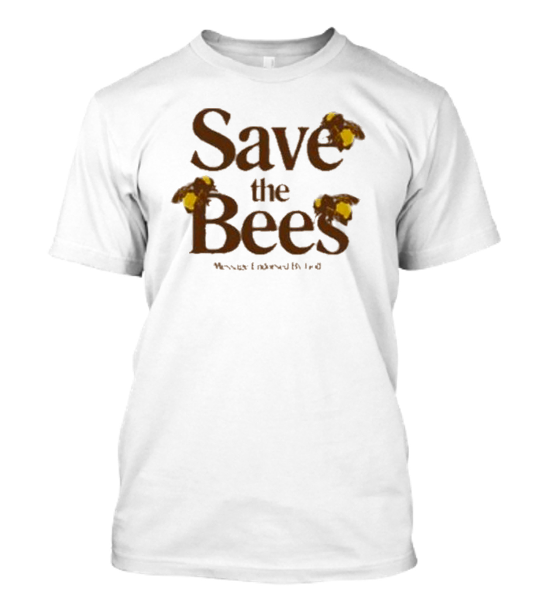 Save The Bees Flower Boy Enthusiast T-Shirt