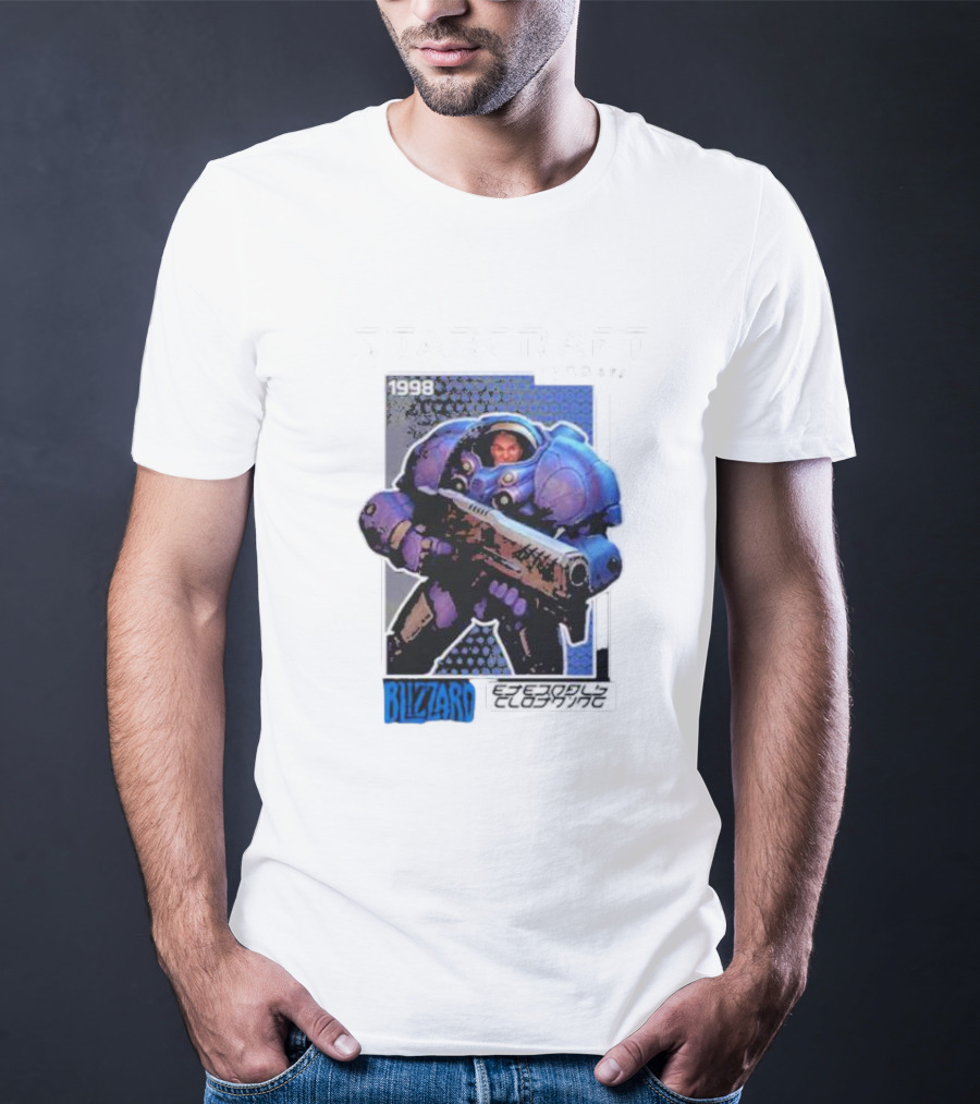 Starcraft Terran 1998 Blizzard Eteson's Clothing T-Shirt