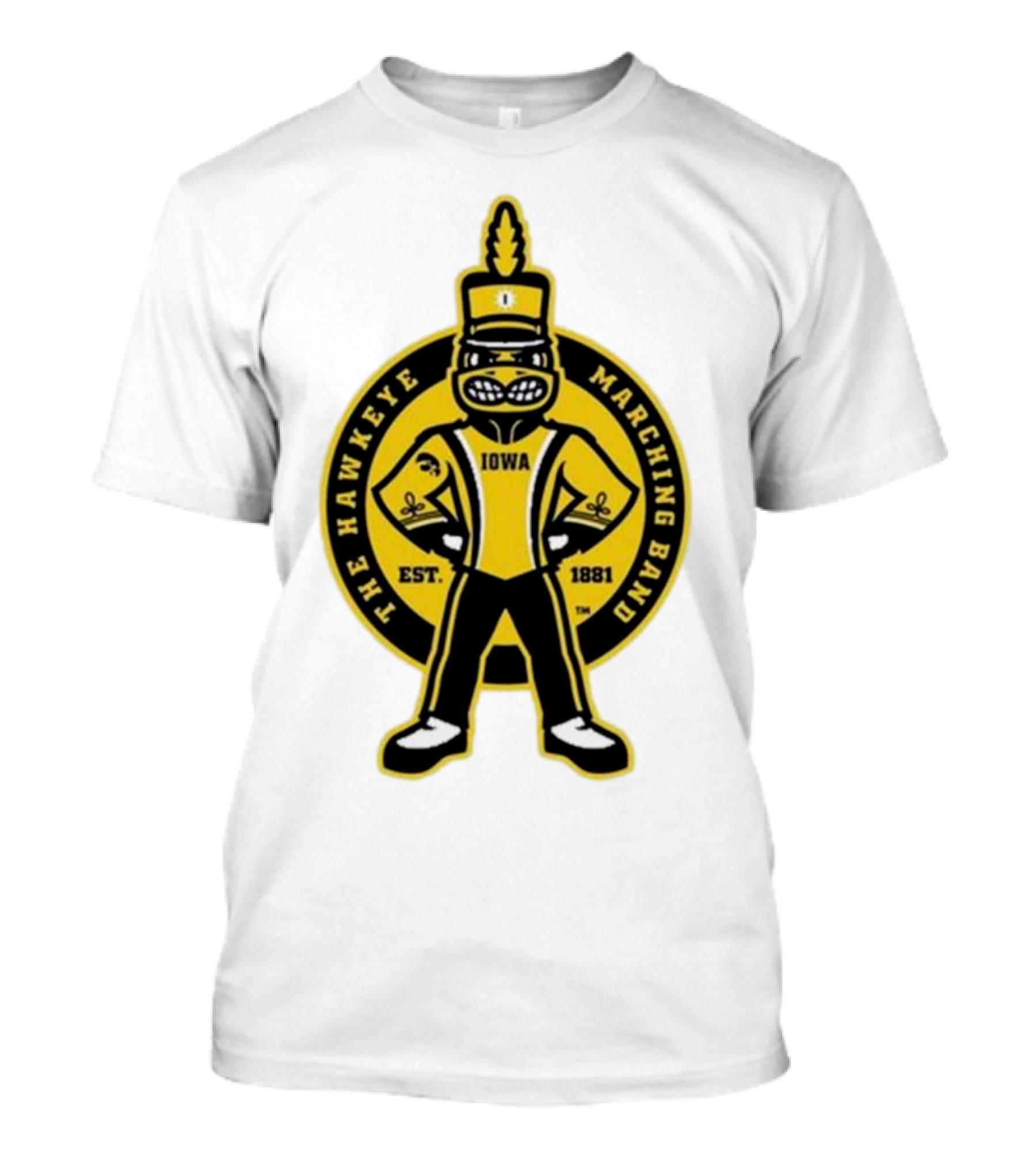 The Hawkeye Marching Band Iowa Est 1881 T-Shirt
