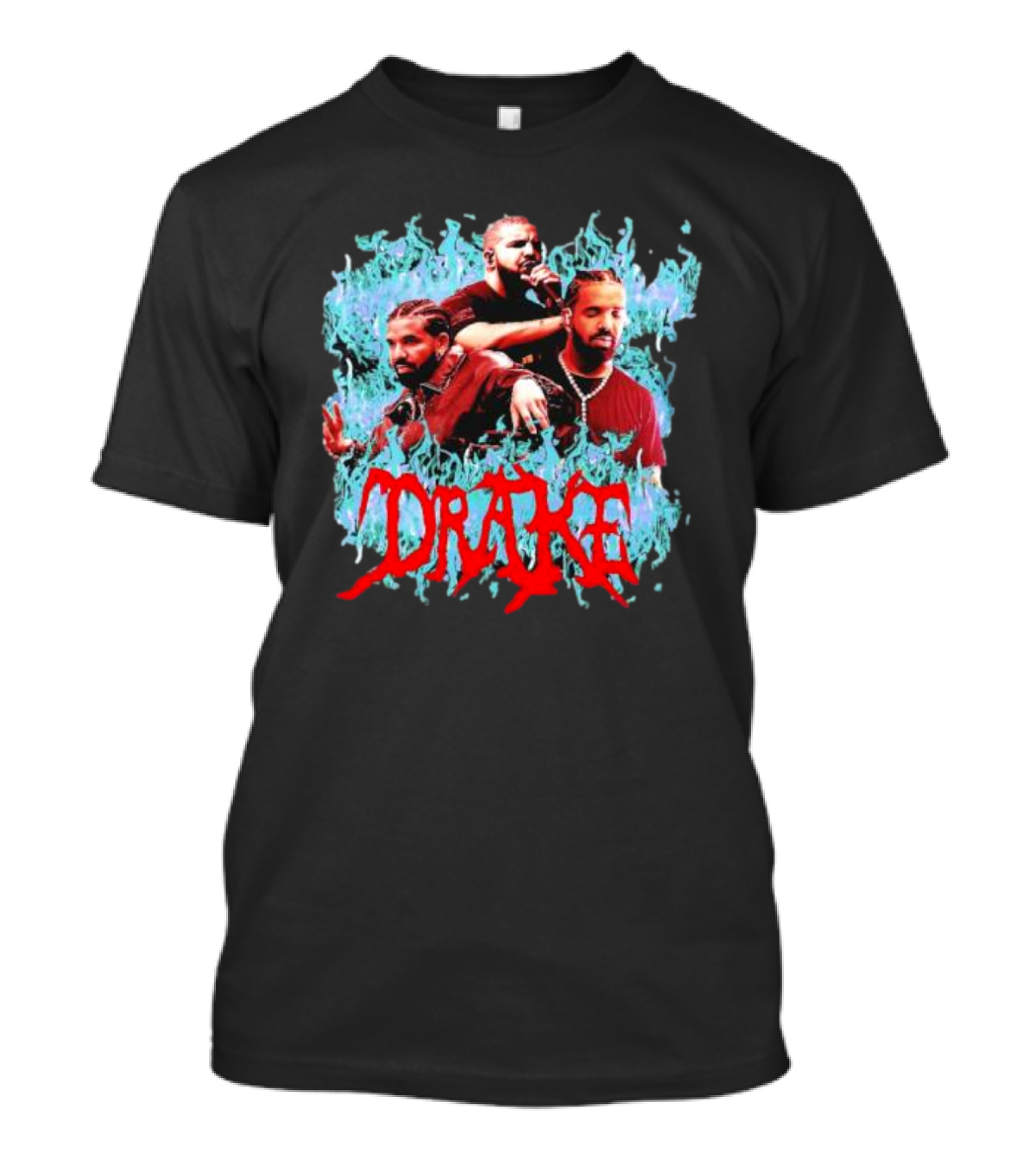 Comfort Colors Drake Flame Graphic Merch T-Shirt