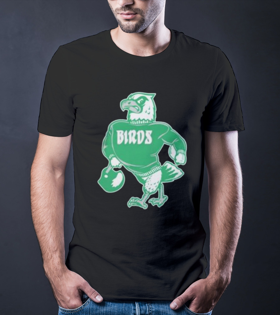 Philly Birds Mascot In Green Sweater Iconic T-Shirt