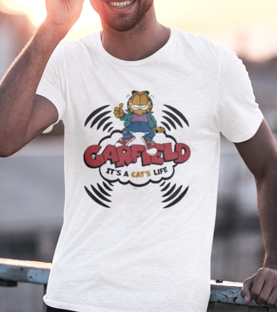 Garfield It's A Cat's Life Take Life One Nap At A Time T-Shirt