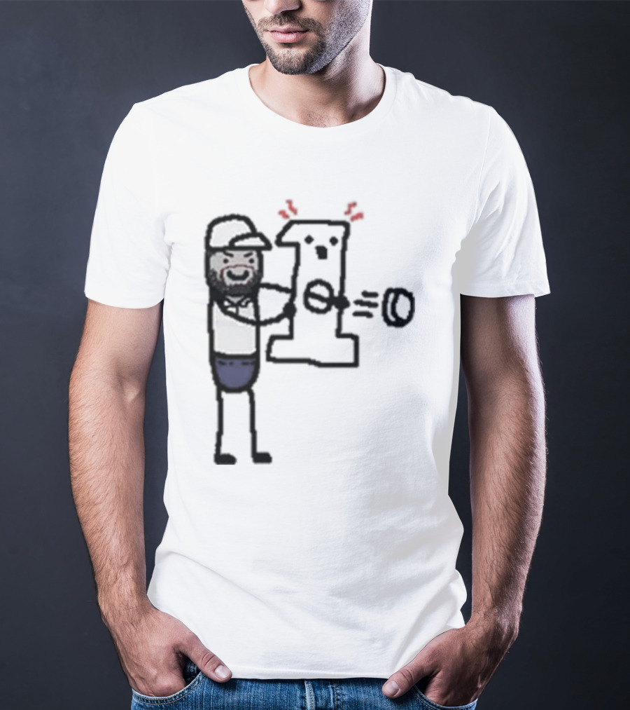 Steph Curry Hits A Hole In One Illustration Golf Cartoon T-Shirt