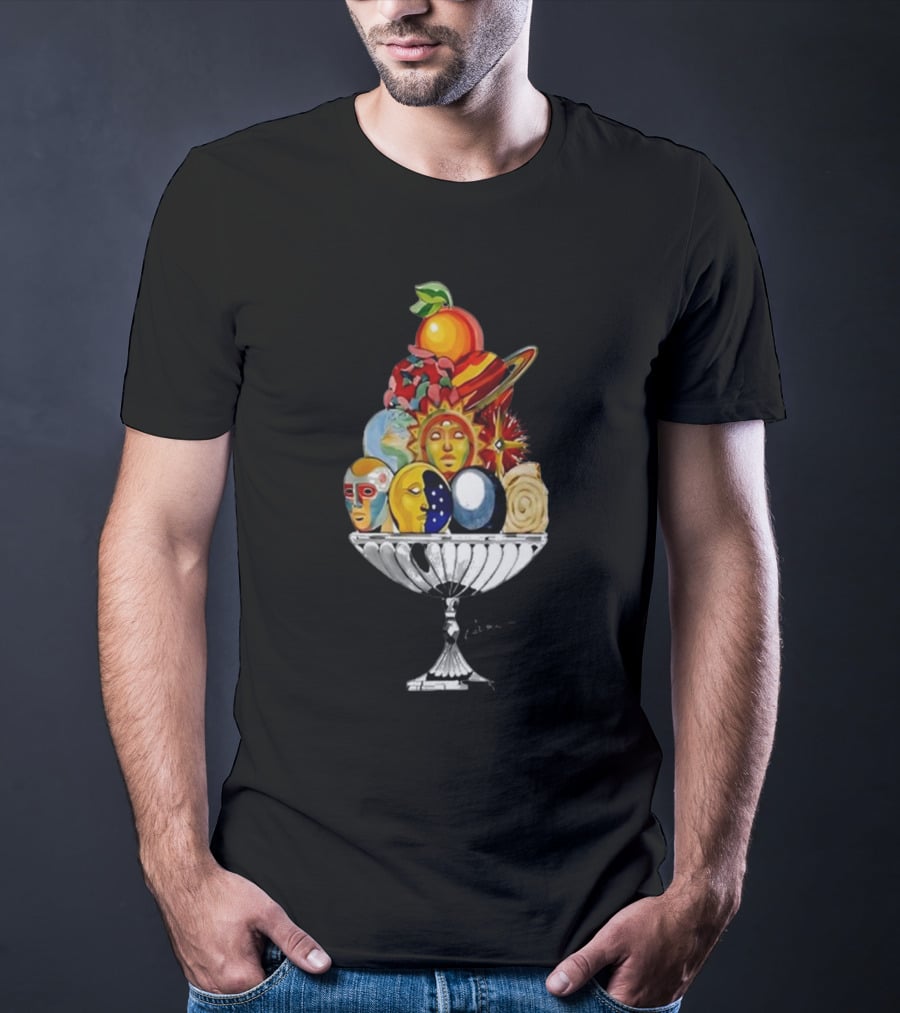 Louis Tomlinson Casablanca Celestial Pyramid Solar Planetary Fruit Bowl T-Shirt