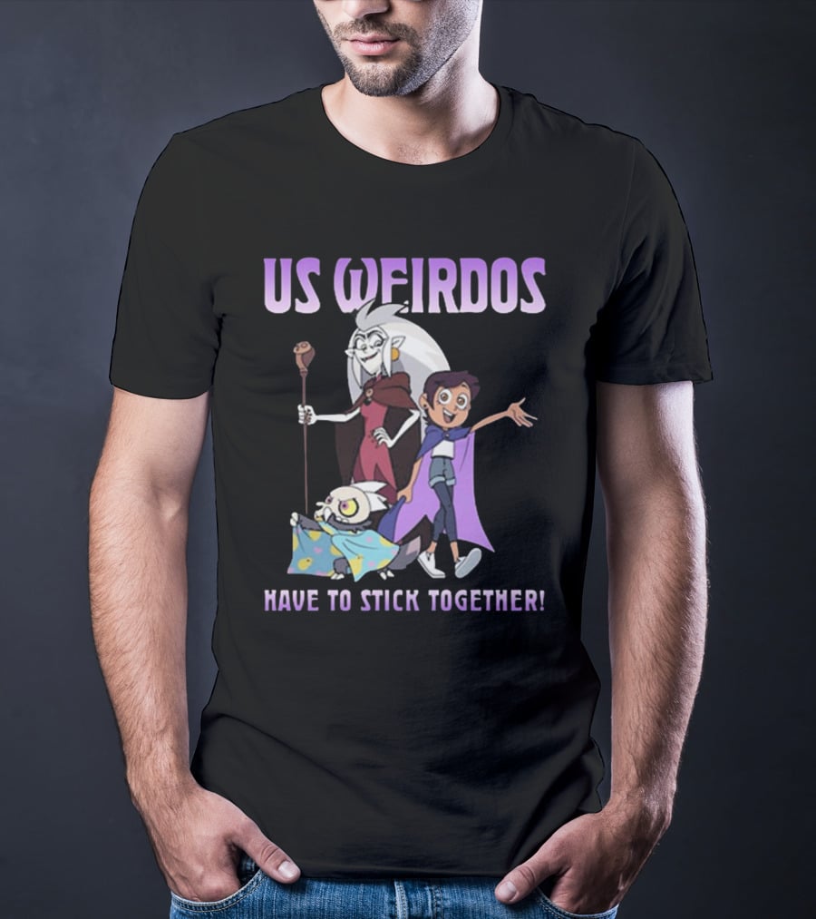 Us Weirdos Have To Stick Together The Owl House Characters Pose T-Shirt