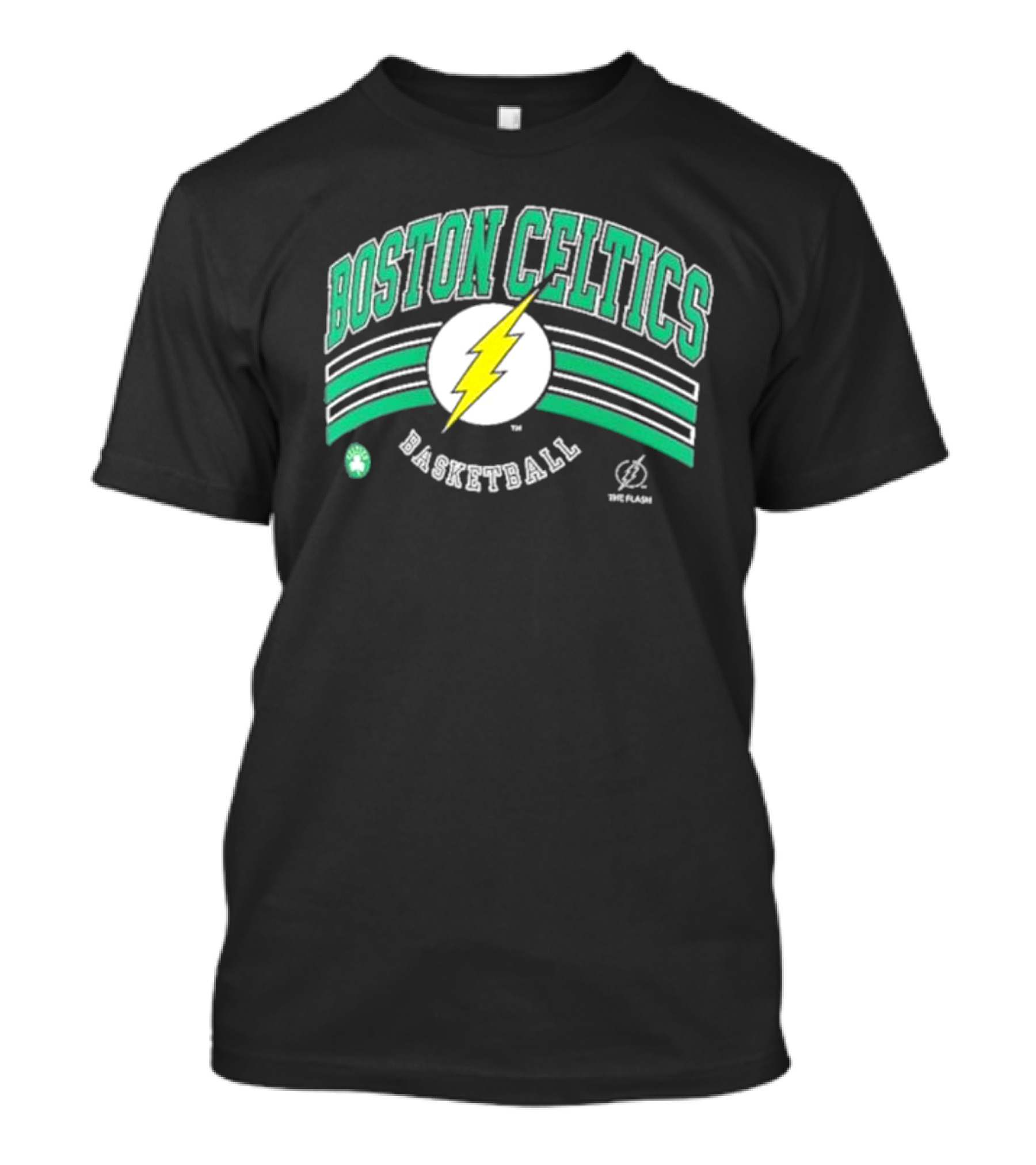 Boston Celtics The Flash Basketball Lightning T-Shirt