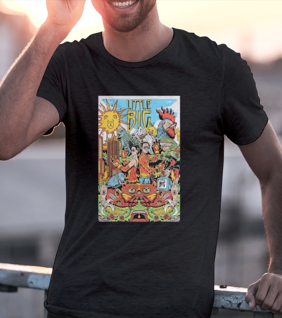 Little Big Comic Style Funky Adventure T-Shirt