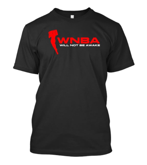 Jidion Merch WNBA Will Not Be Awake Red T-Shirt