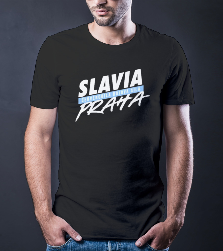 Slavia Cervenobila Bojova Sila Praha T-Shirt