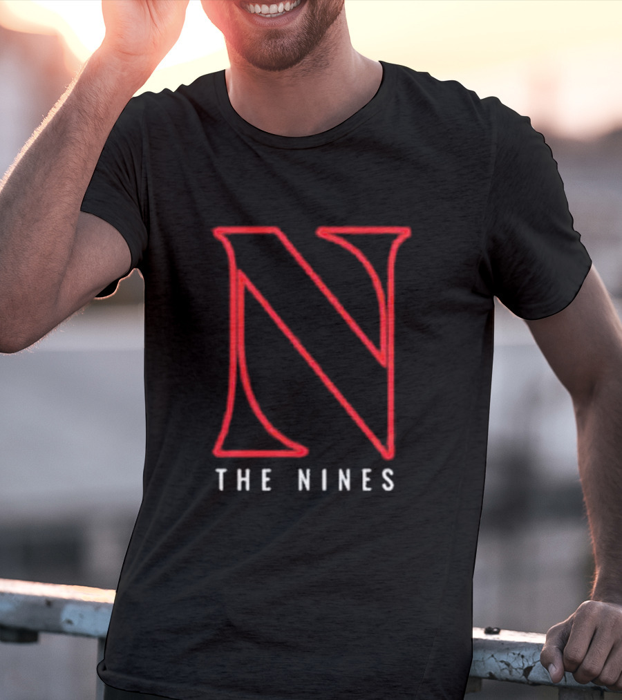 The Nines Neon Style Bold Red Letter N T-Shirt