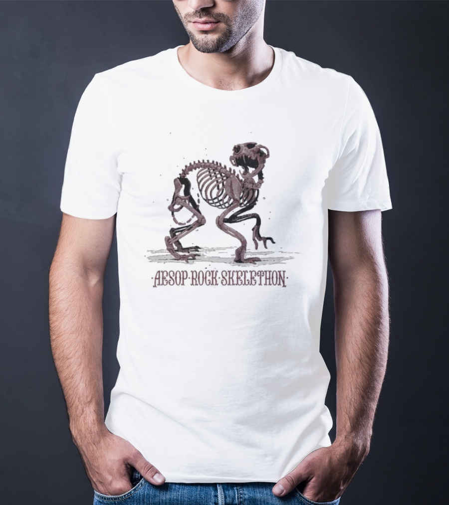 Aesop Rock Skelethon Whiskers T-Shirt