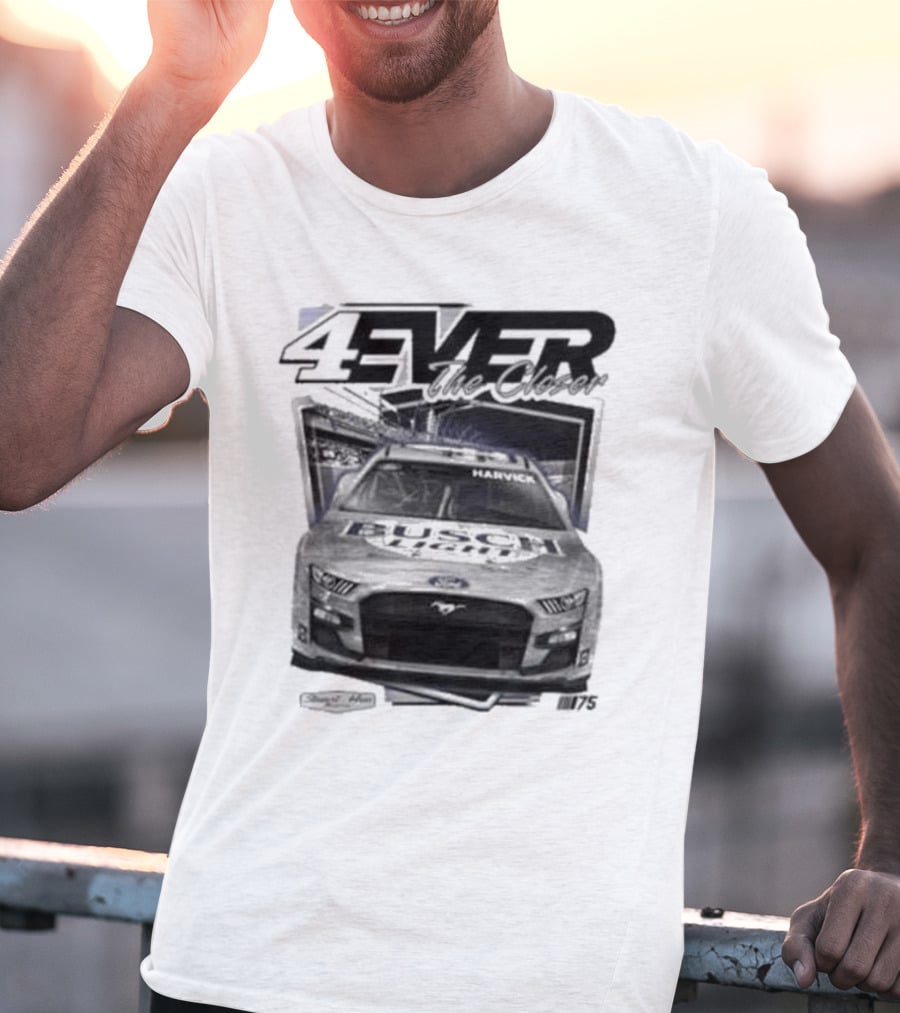 4Ever The Closer Kevin Harvick Busch Light Stewart-Haas Racing #4 75 T-Shirt